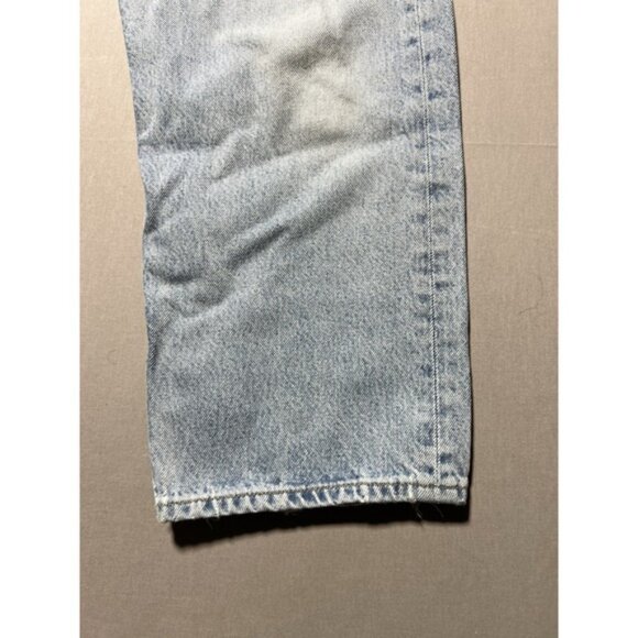 Agolde Jeans Womens Size 29 Blue 90's Straight High Rise ButtonFly Cropped 32x26 - Picture 5 of 16